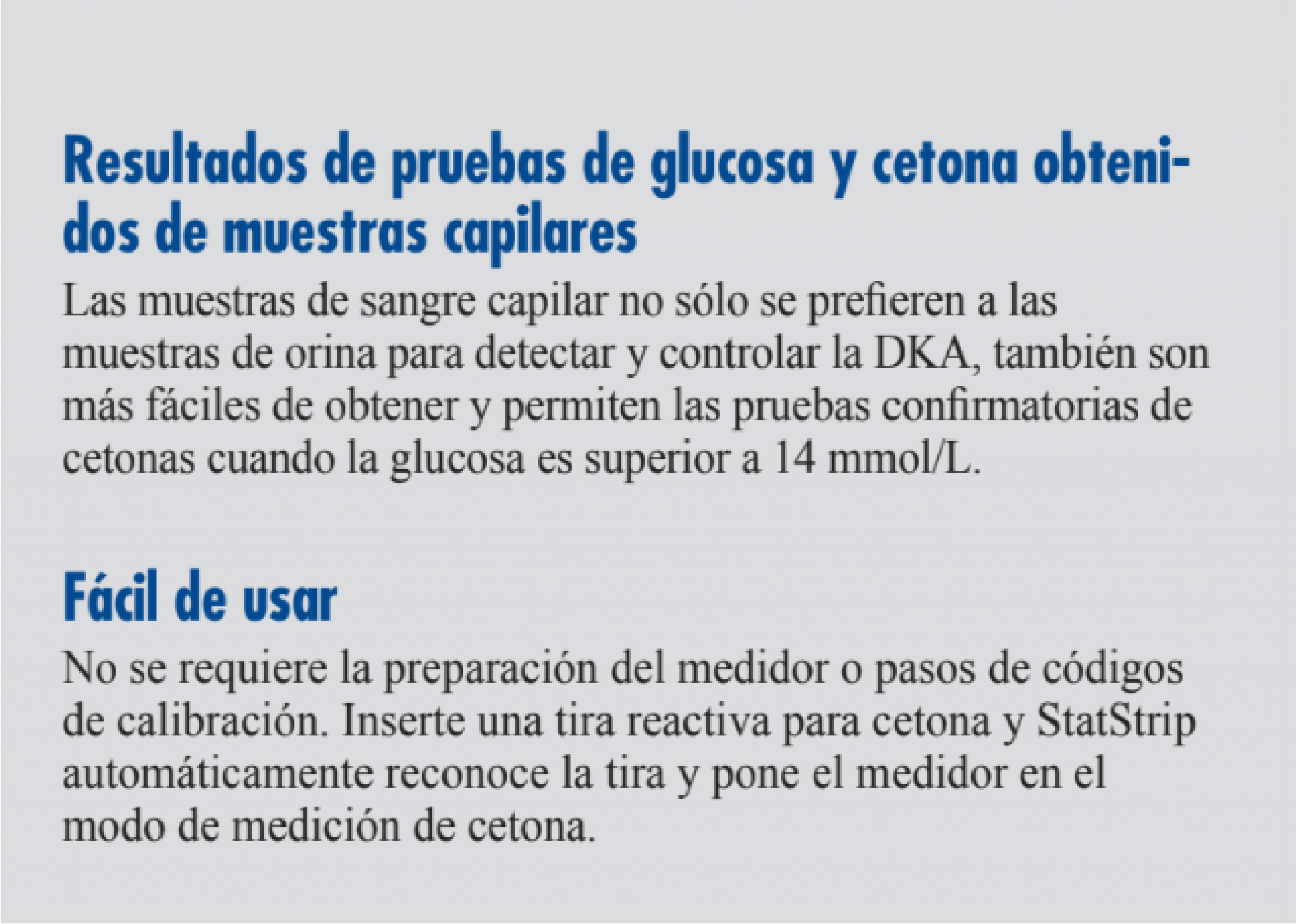 Medidor de Glucosa y Cetonas - Medi-ción