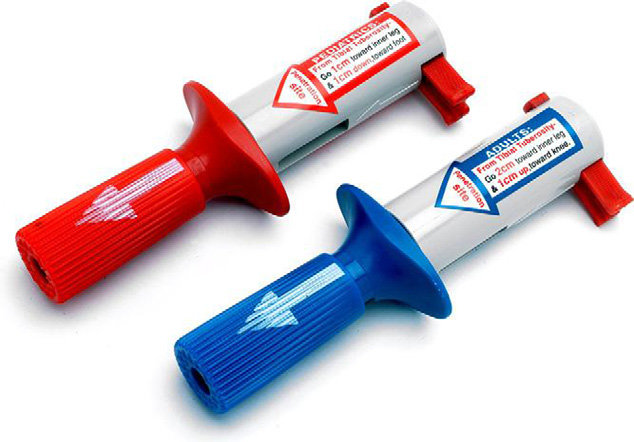 The-bone-injection-gun-Adult-version-blue-and-Paediatric-version-red-Waismed-Ltd